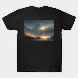 landscape pictures for wall grassy T-Shirt